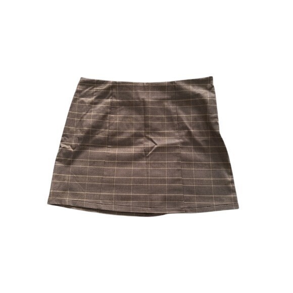 No Boundaries Women M Plaid Vest Mini Skirt Set Clueless‎ Office Siren 90's Y2K - Picture 6 of 10